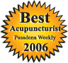 Winner of Best Acupuncturist 2006